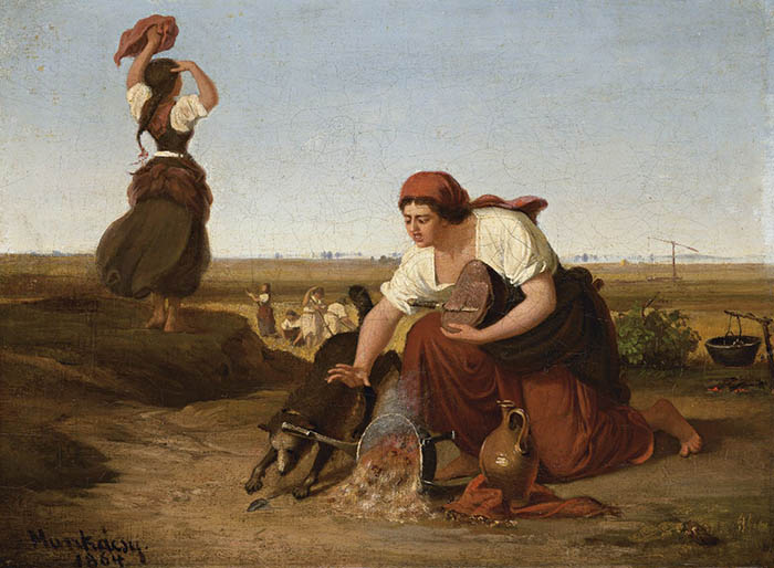 Munkácsy Mihály&nbsp;- A bogrács&nbsp;(1864) | Fotó: BÁV.